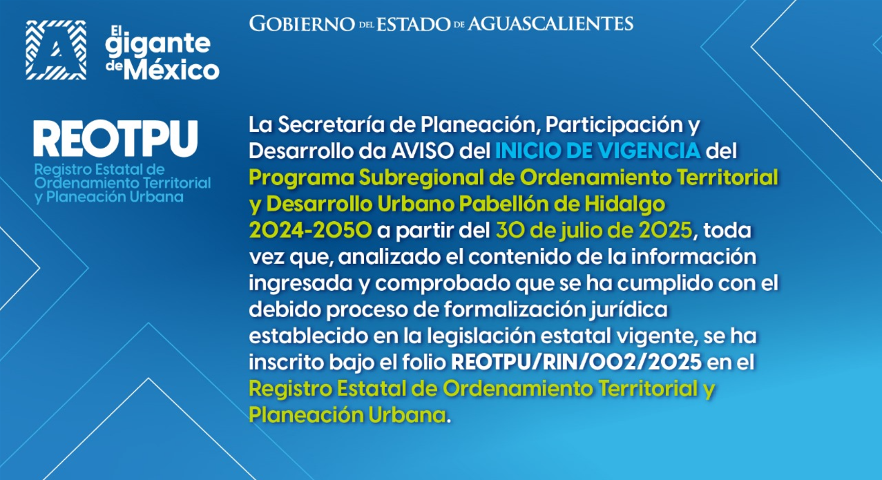 Aviso Vigencia